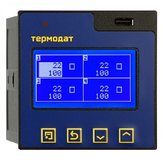 ТЕРМОДАТ 17Е6/F регуляторы температуры многоканальные